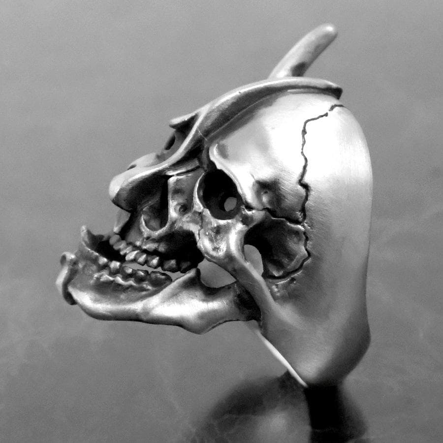 hannya skull ring - Thumbnail 5