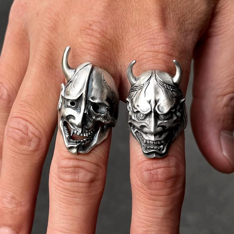 hannya skull ring - Thumbnail 17