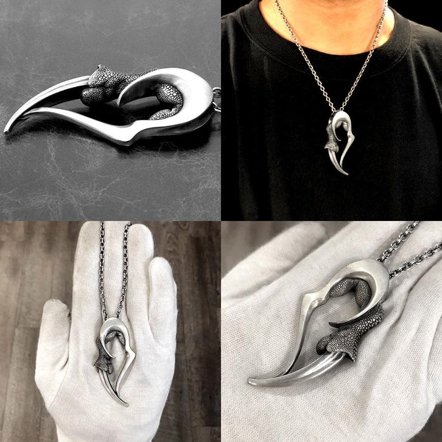 tribal claw pendant - Thumbnail 10