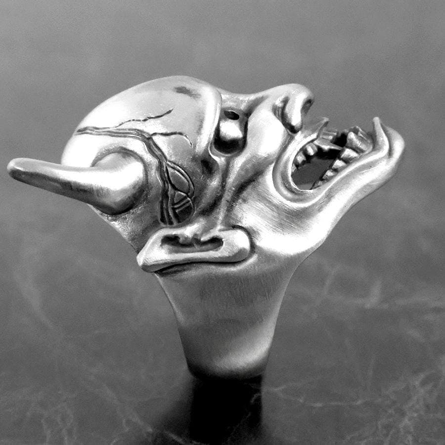 hannya skull ring - Thumbnail 8