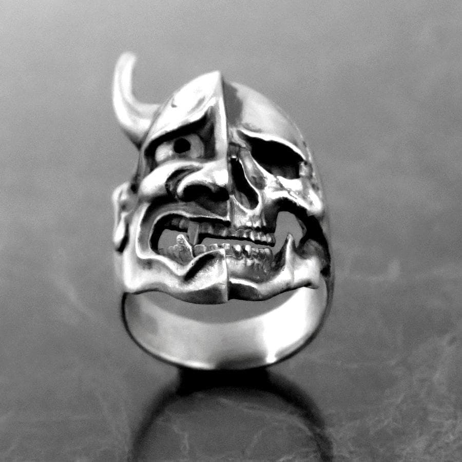 hannya skull ring - Image 3