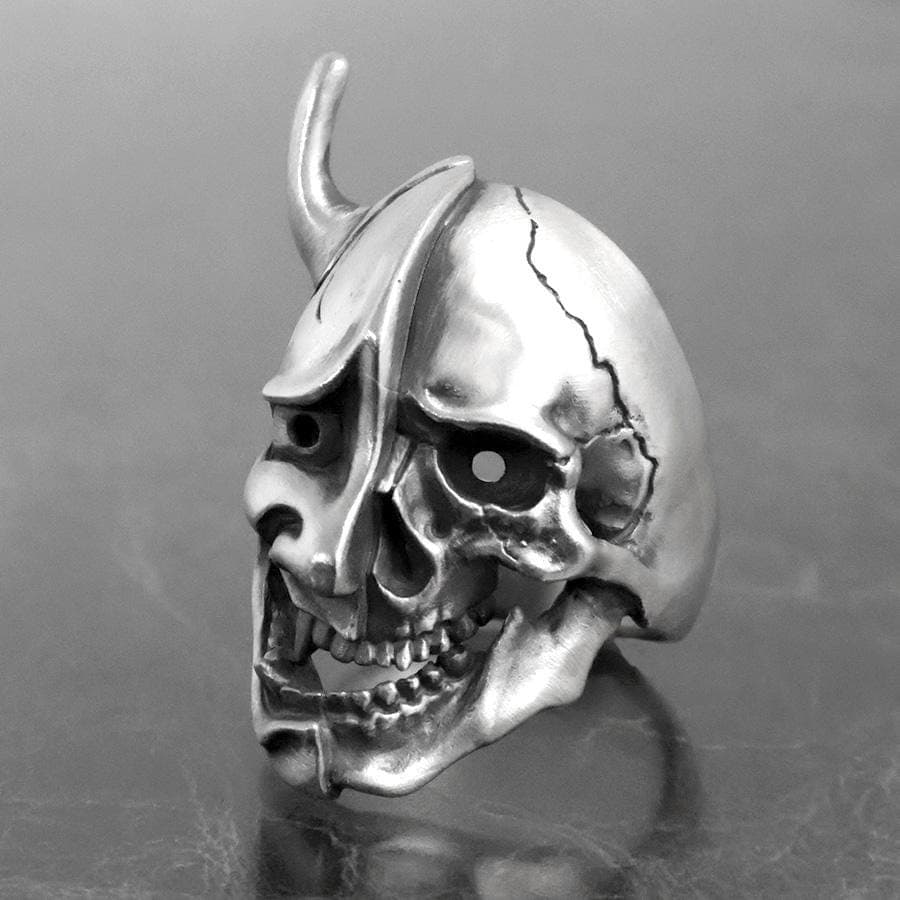 hannya skull ring - Thumbnail 9