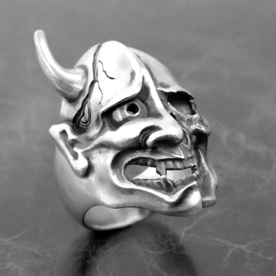 hannya skull ring - Thumbnail 7