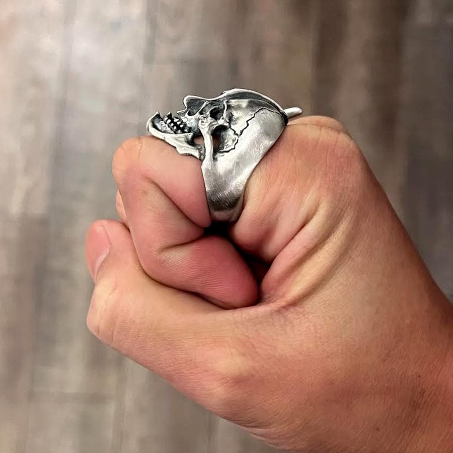 hannya skull ring - Thumbnail 11