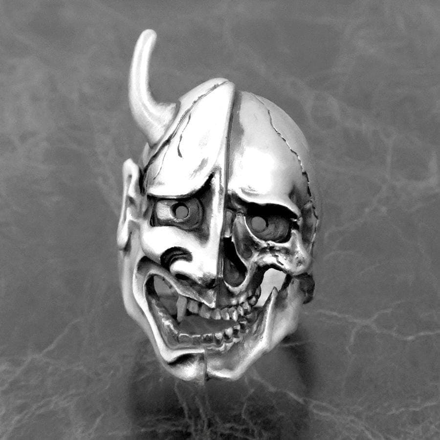 hannya skull ring - Image 1