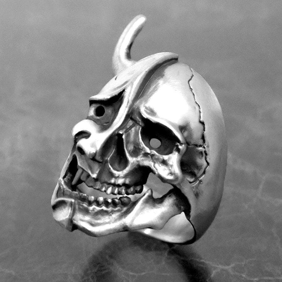 hannya skull ring - Thumbnail 4