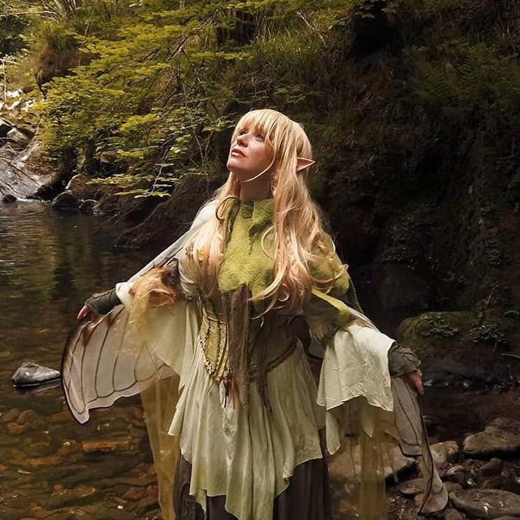 Fairy Wings Cape: Cicada Costume, Festival Clothing - Thumbnail 7