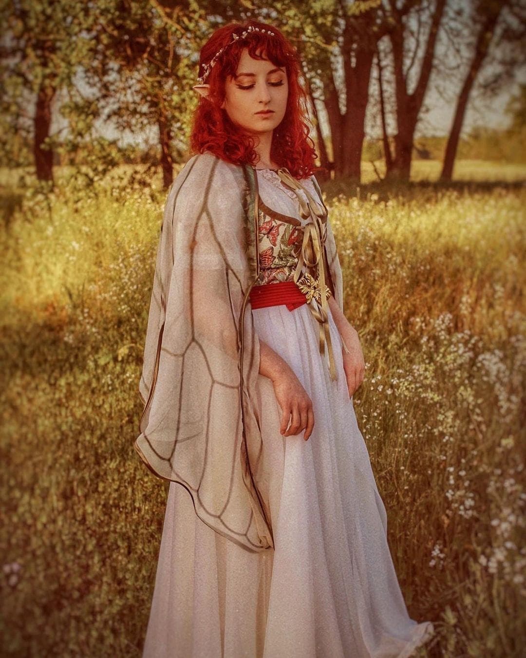 Fairy Wings Cape: Cicada Costume, Festival Clothing - Thumbnail 6