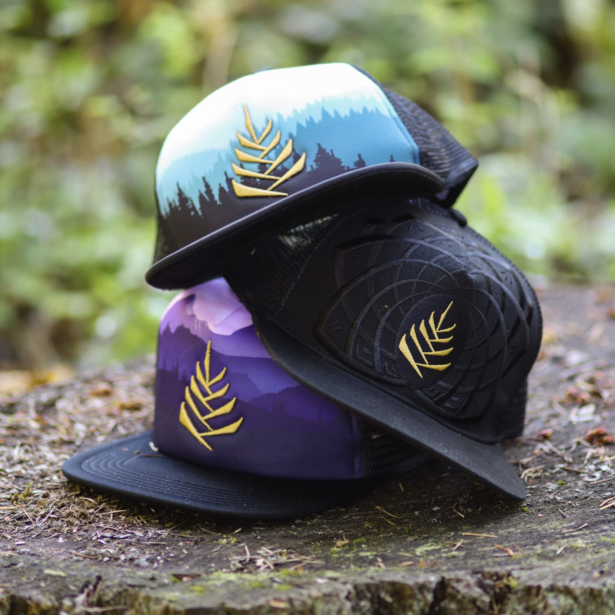 Golden Pinecone Hats - Image 1